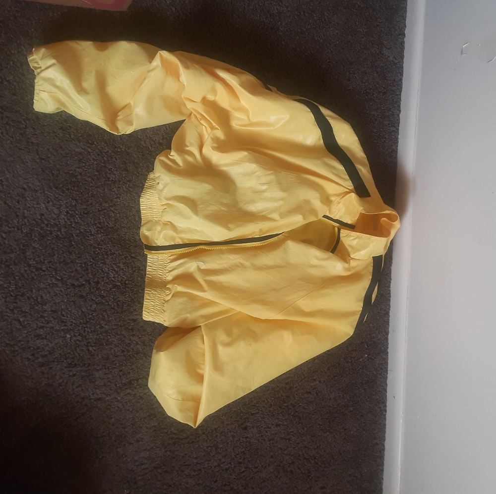 Yellow and black jacket